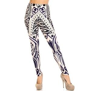 Plus Size Valhalla Tribal Leggings by‎ USA Fashion™, Trendy, Digital Laser Print